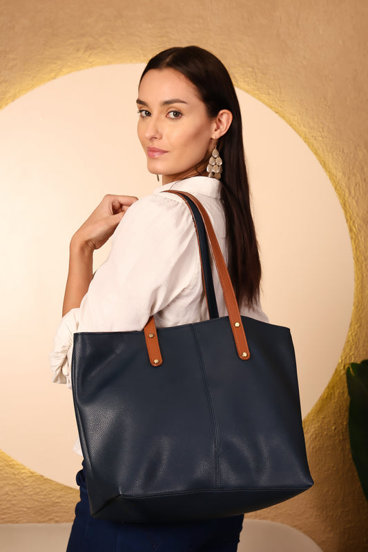 NAVY CLAY - TOTE BAG