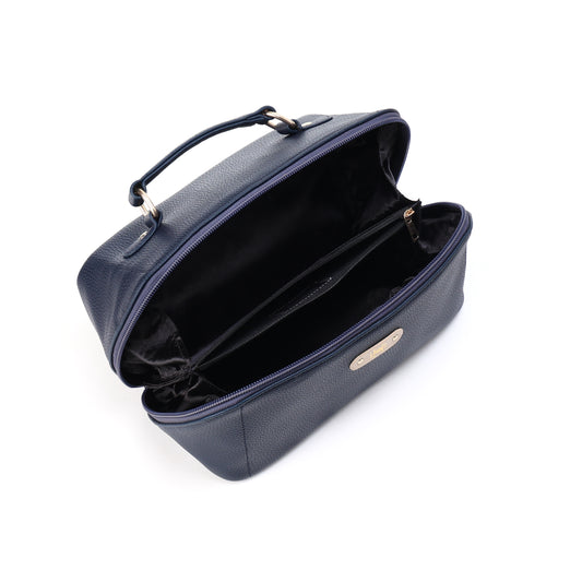 Navy Muse Makeup Pouch