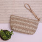 IVORY WEAVE POUCH