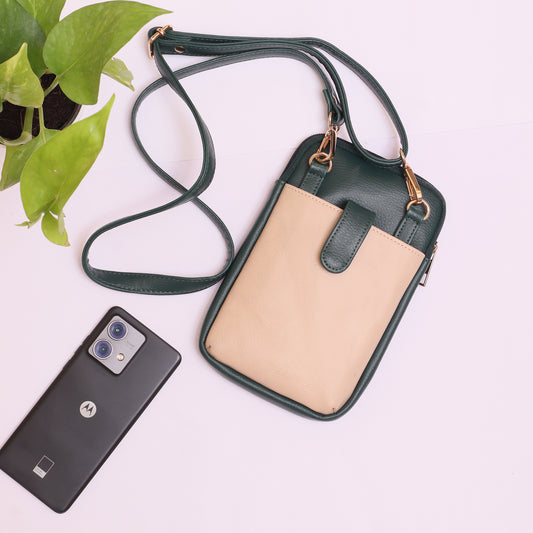OLIVE AURA- Mobile Sling Bag