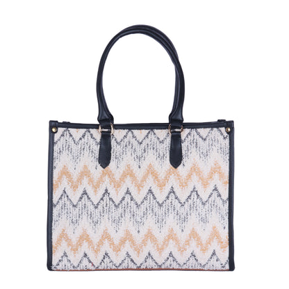 SERENE CHEVRON - TOTE BAG