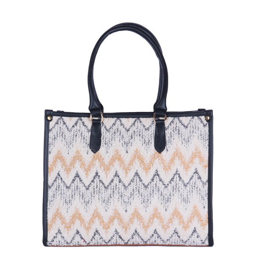 SERENE CHEVRON - TOTE BAG
